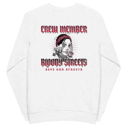 BS CITY Dresden Crew Member Premium Red "Lady" Pullover - BLOODY-STREETS.DE Streetwear Herren und Damen Hoodies, T-Shirts, Pullis