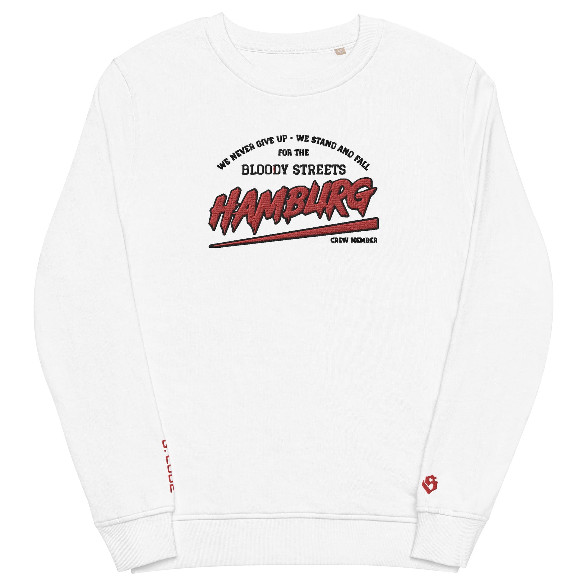 BS CITY Hamburg Crew Member Premium Red "G" Pullover - BLOODY-STREETS.DE Streetwear Herren und Damen Hoodies, T-Shirts, Pullis