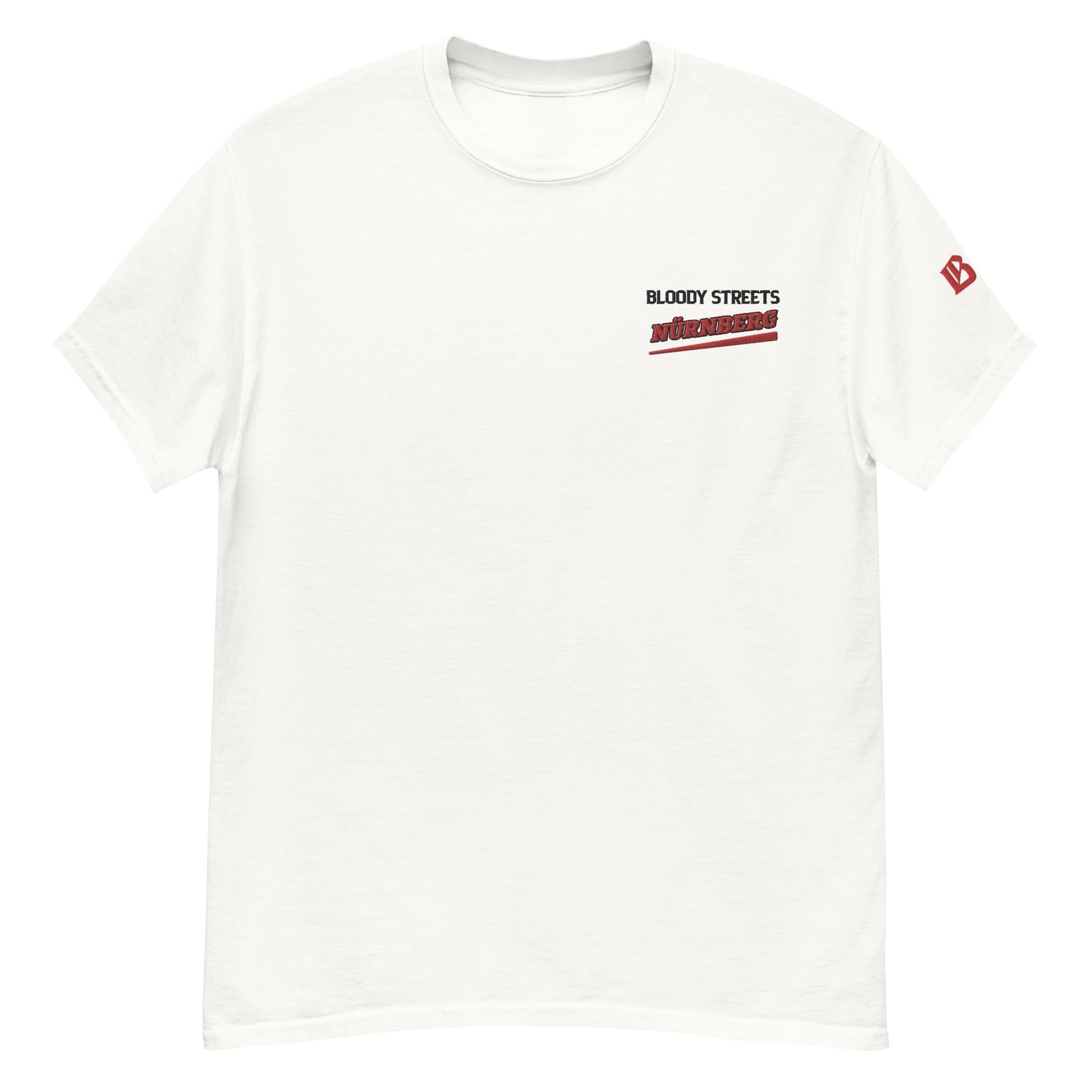 BS CITY Nürnberg Crew Member Premium Red "G" T-Shirt - BLOODY-STREETS.DE Streetwear Herren und Damen Hoodies, T-Shirts, Pullis