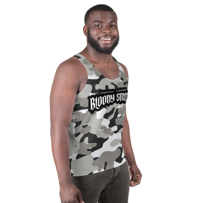 Camouflage "Street Soldier" Unisex Tank Top - BLOODY-STREETS.DE Streetwear Herren und Damen Hoodies, T-Shirts, Pullis