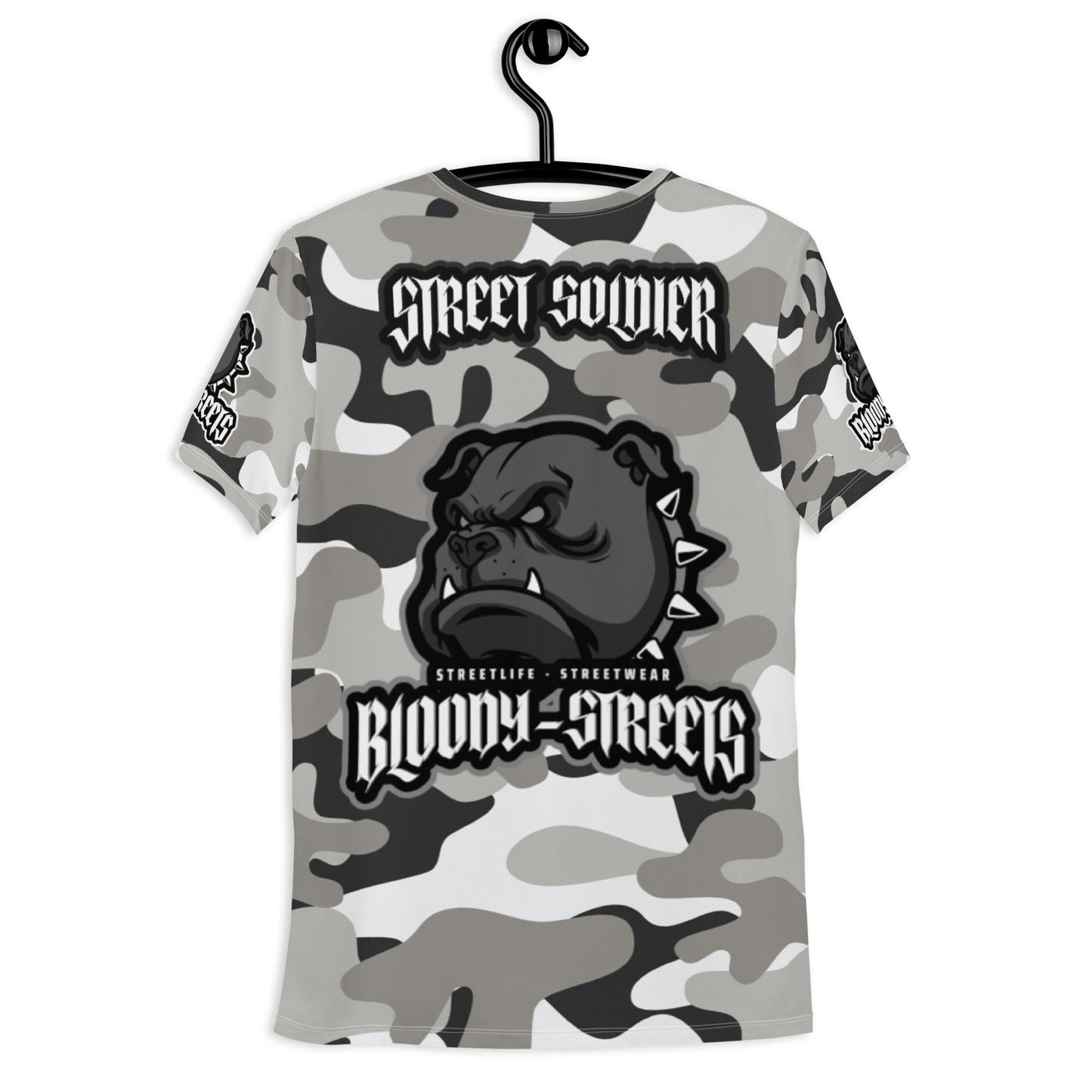 CAMOUFLAGE Bull Dog Sport T-shirt - BLOODY-STREETS.DE Streetwear Herren und Damen Hoodies, T-Shirts, Pullis