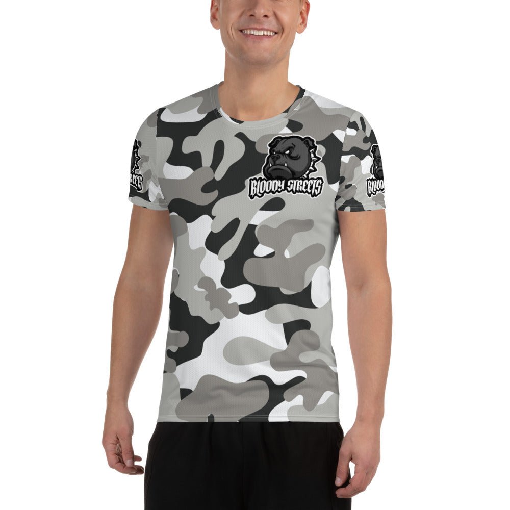 CAMOUFLAGE Bull Dog Sport T-shirt - BLOODY-STREETS.DE Streetwear Herren und Damen Hoodies, T-Shirts, Pullis