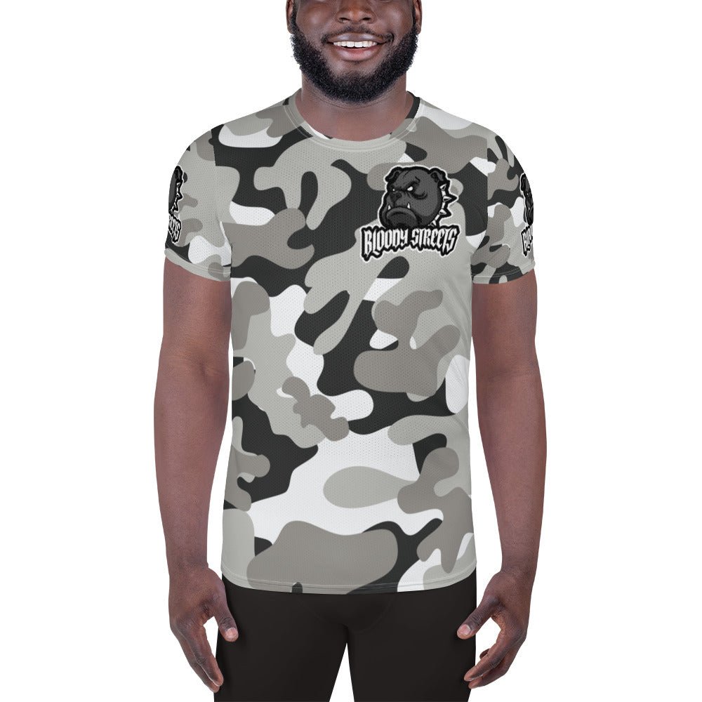 CAMOUFLAGE Bull Dog Sport T-shirt - BLOODY-STREETS.DE Streetwear Herren und Damen Hoodies, T-Shirts, Pullis