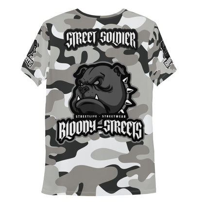 CAMOUFLAGE Bull Dog Sport T-shirt - BLOODY-STREETS.DE Streetwear Herren und Damen Hoodies, T-Shirts, Pullis