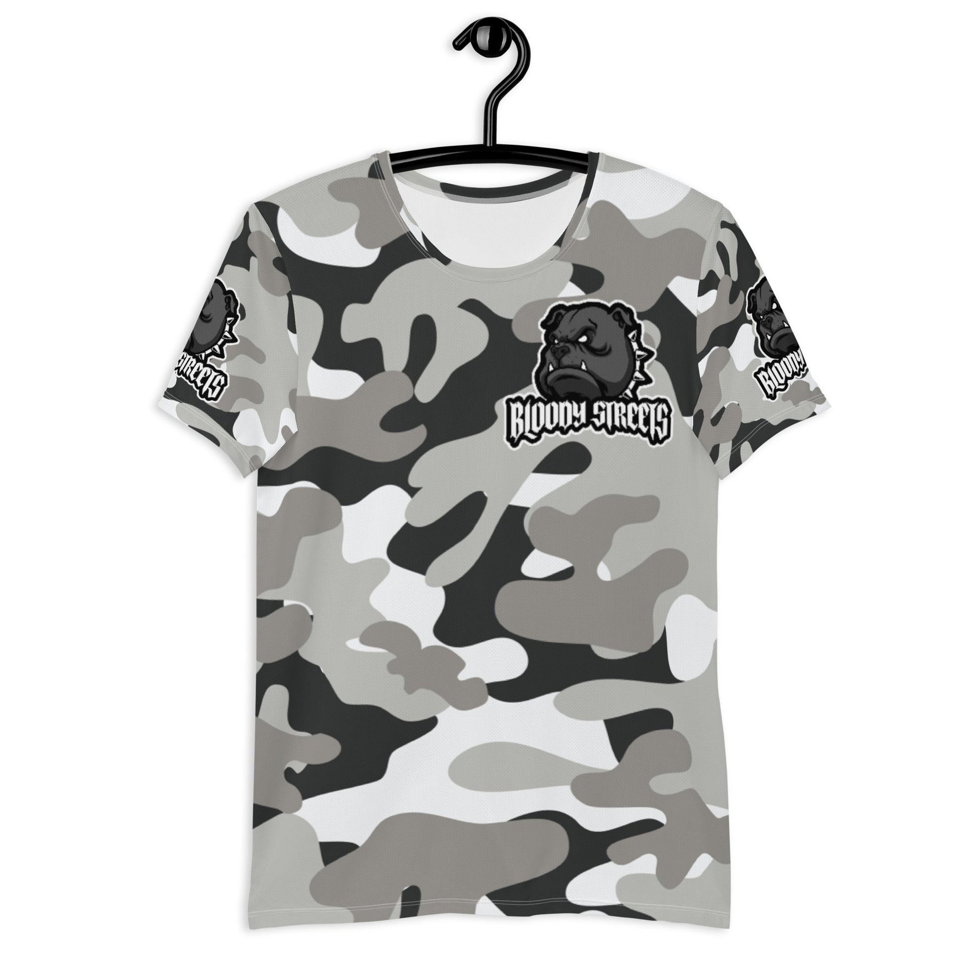 CAMOUFLAGE Bull Dog Sport T-shirt - BLOODY-STREETS.DE Streetwear Herren und Damen Hoodies, T-Shirts, Pullis