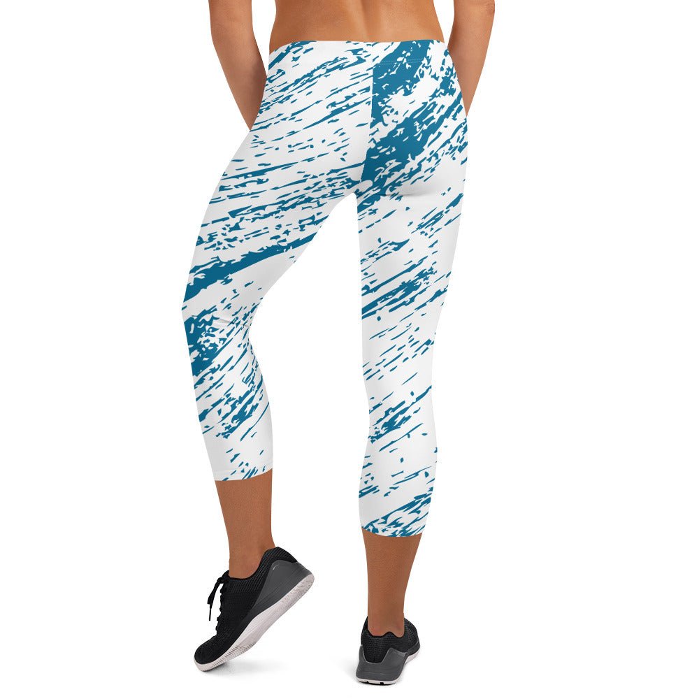 Capri Leggings - BLUE RAIN - BLOODY-STREETS.DE Streetwear Herren und Damen Hoodies, T-Shirts, Pullis