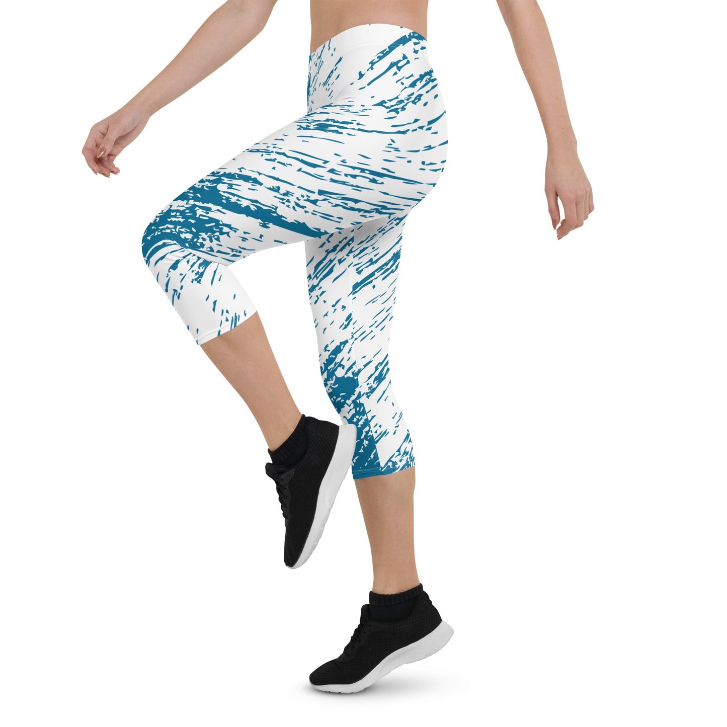 Capri Leggings - BLUE RAIN - BLOODY-STREETS.DE Streetwear Herren und Damen Hoodies, T-Shirts, Pullis