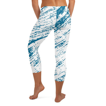 Capri Leggings - BLUE RAIN - BLOODY-STREETS.DE Streetwear Herren und Damen Hoodies, T-Shirts, Pullis