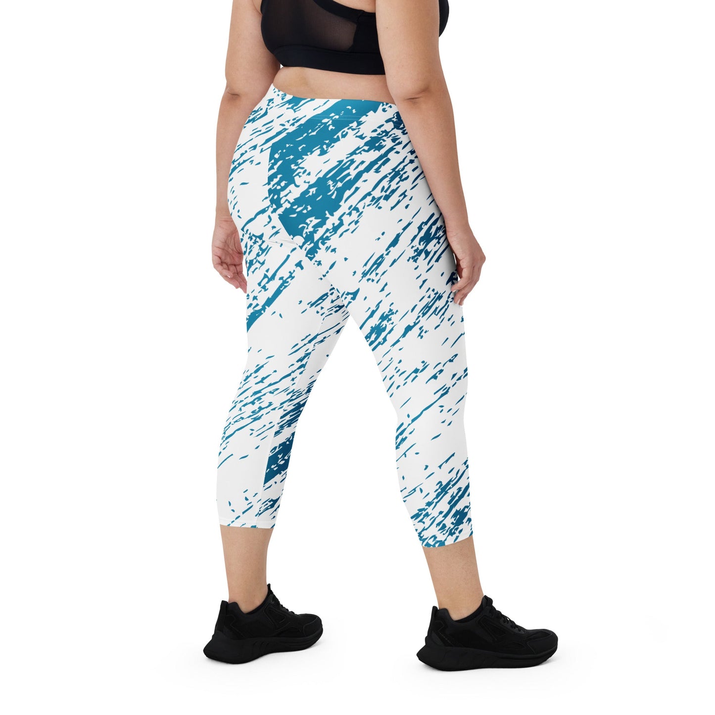 Capri Leggings - BLUE RAIN - BLOODY-STREETS.DE Streetwear Herren und Damen Hoodies, T-Shirts, Pullis