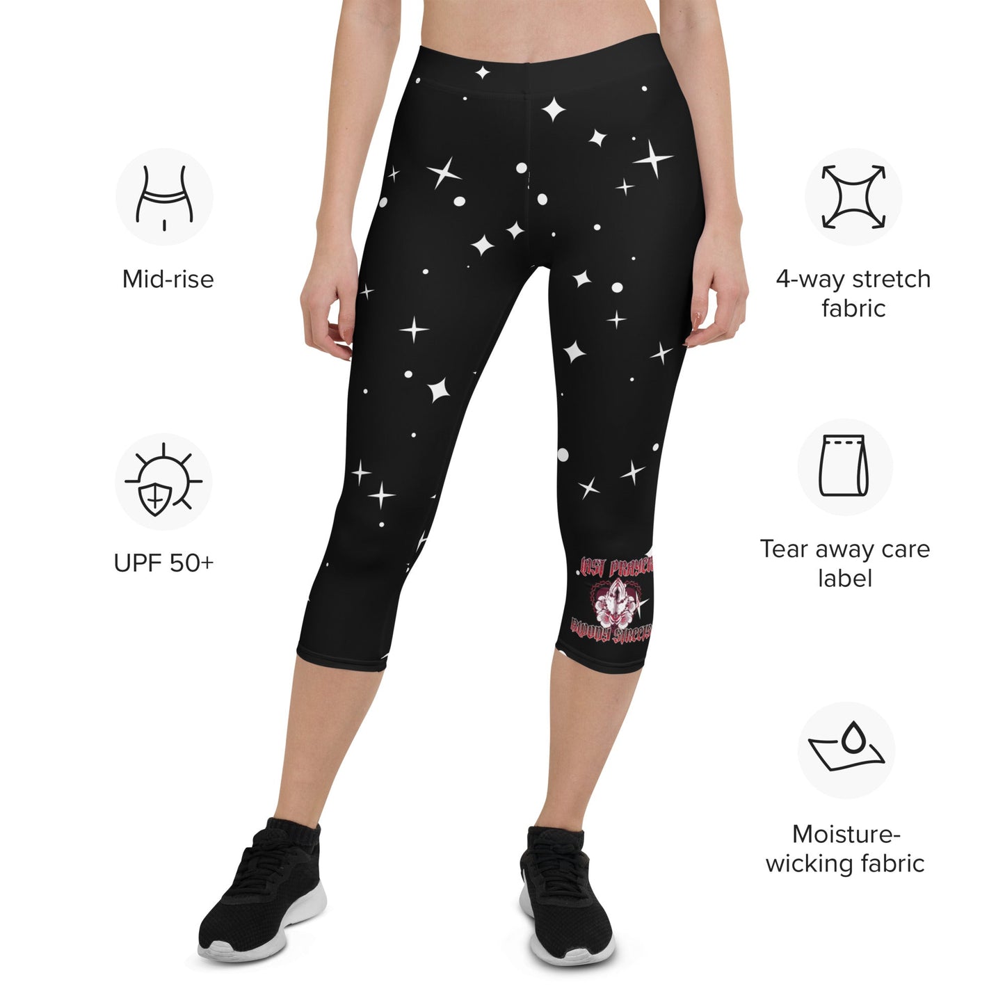 Capri Leggings - LAST PRAYER - BLOODY-STREETS.DE Streetwear Herren und Damen Hoodies, T-Shirts, Pullis