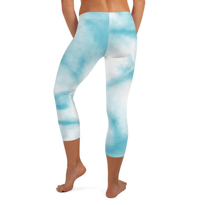 Capri Leggings - LIGHT BLUE - BLOODY-STREETS.DE Streetwear Herren und Damen Hoodies, T-Shirts, Pullis