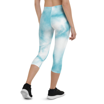 Capri Leggings - LIGHT BLUE - BLOODY-STREETS.DE Streetwear Herren und Damen Hoodies, T-Shirts, Pullis