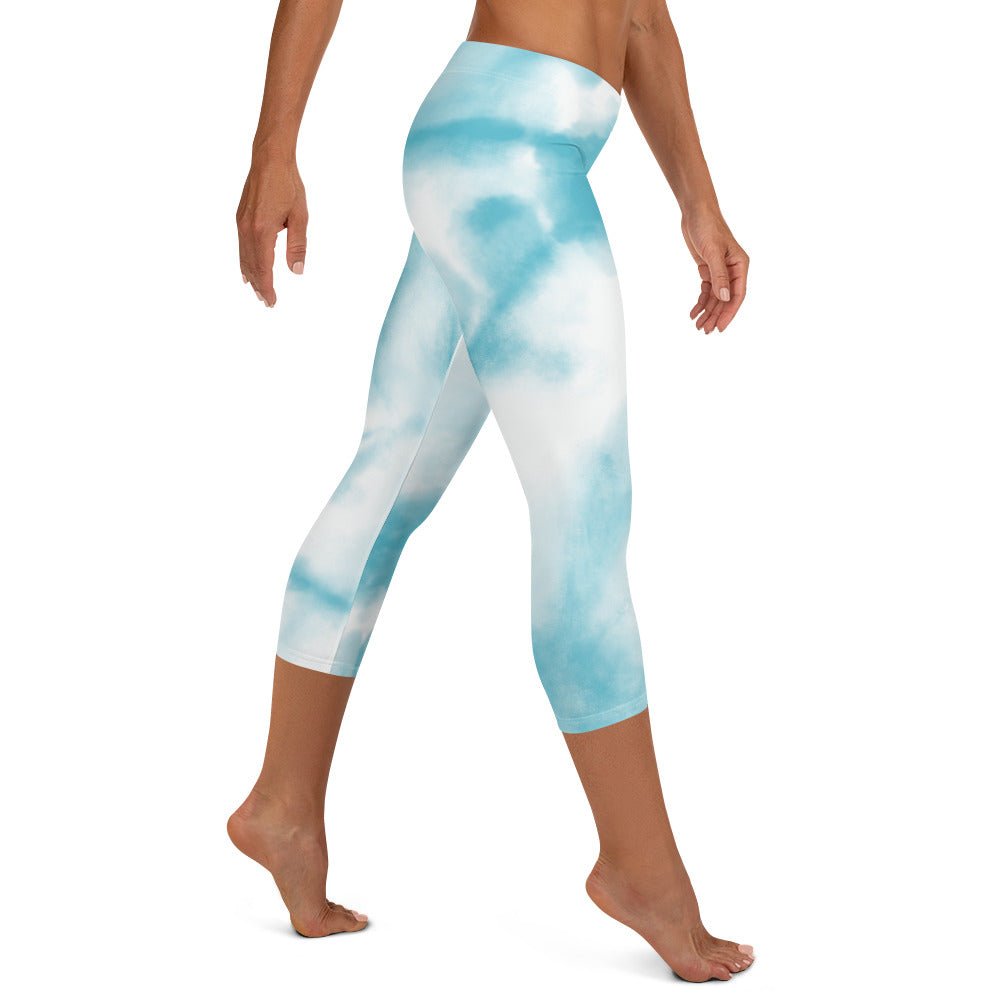 Capri Leggings - LIGHT BLUE - BLOODY-STREETS.DE Streetwear Herren und Damen Hoodies, T-Shirts, Pullis