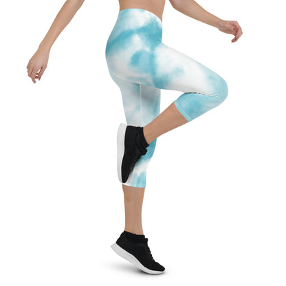 Capri Leggings - LIGHT BLUE - BLOODY-STREETS.DE Streetwear Herren und Damen Hoodies, T-Shirts, Pullis