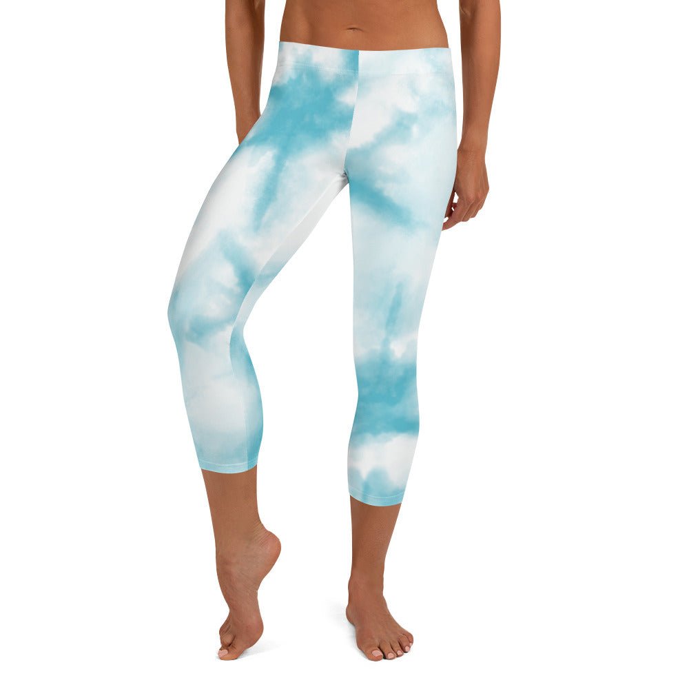 Capri Leggings - LIGHT BLUE - BLOODY-STREETS.DE Streetwear Herren und Damen Hoodies, T-Shirts, Pullis