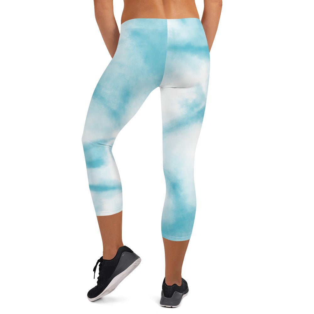 Capri Leggings - LIGHT BLUE - BLOODY-STREETS.DE Streetwear Herren und Damen Hoodies, T-Shirts, Pullis
