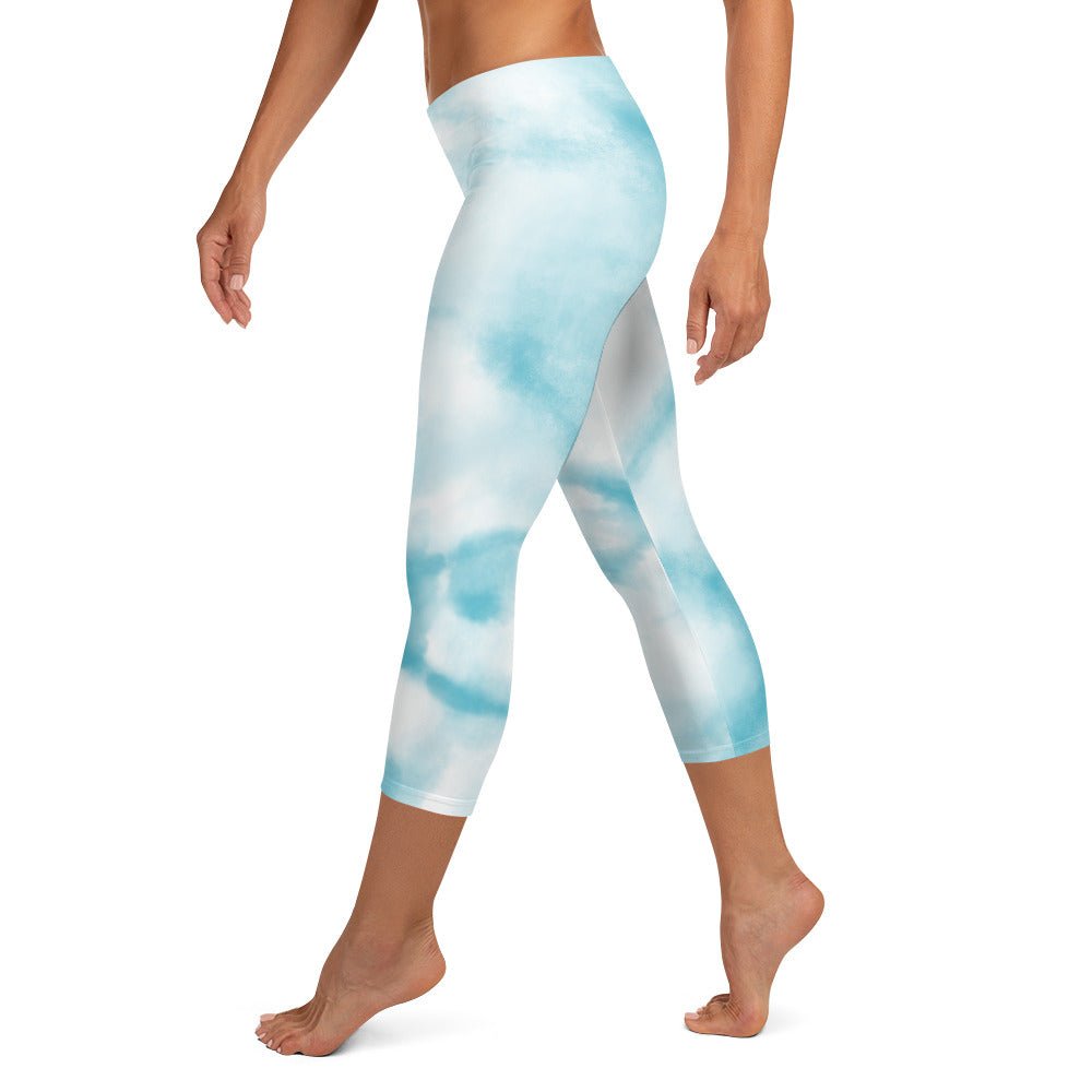 Capri Leggings - LIGHT BLUE - BLOODY-STREETS.DE Streetwear Herren und Damen Hoodies, T-Shirts, Pullis