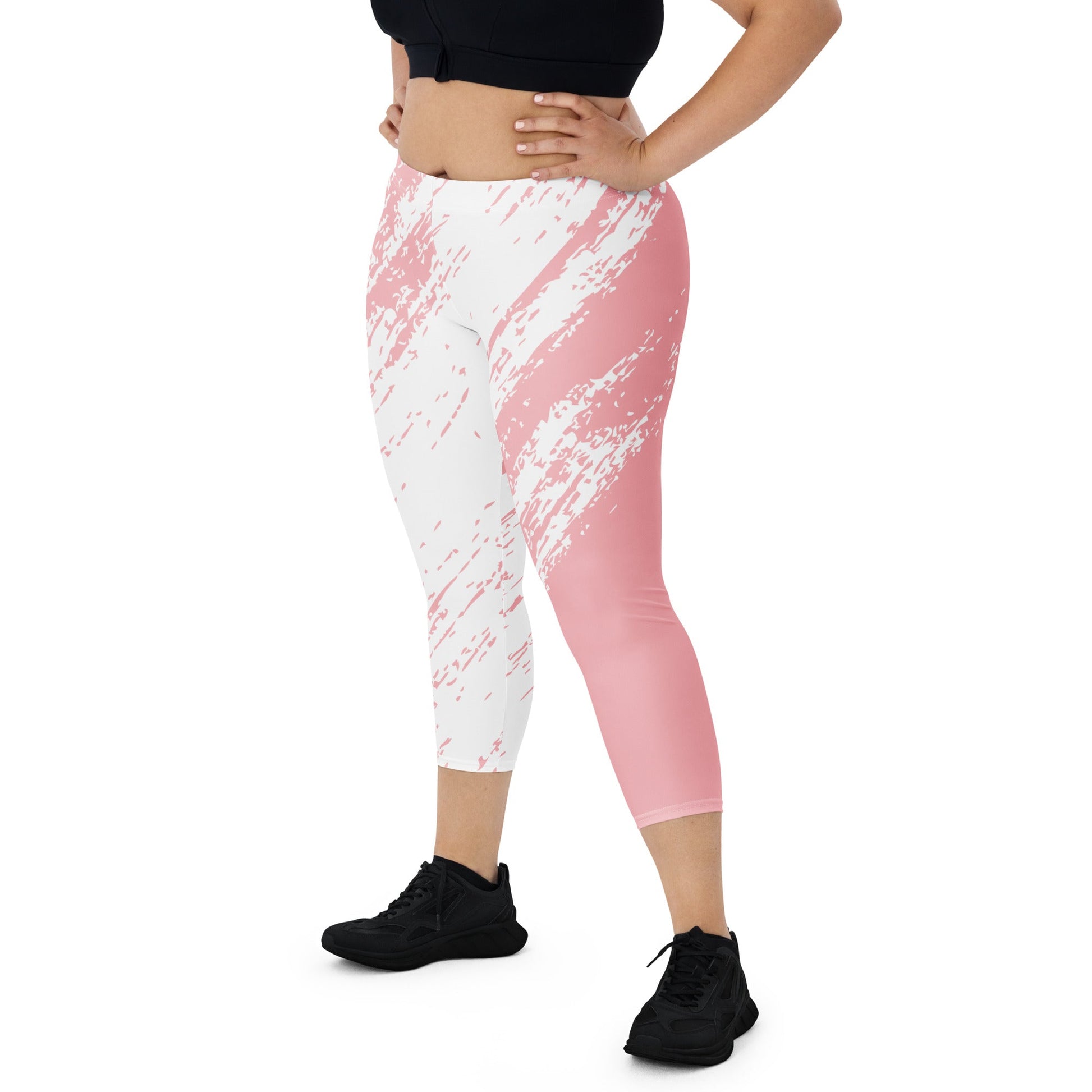 Capri Leggings - LIGHT PINK - BLOODY-STREETS.DE Streetwear Herren und Damen Hoodies, T-Shirts, Pullis