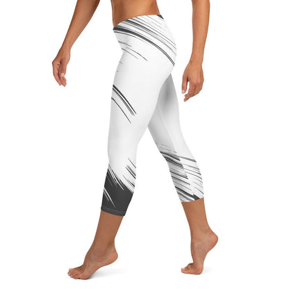 Capri Leggings - TRENDY BLACK AND WHITE - BLOODY-STREETS.DE Streetwear Herren und Damen Hoodies, T-Shirts, Pullis