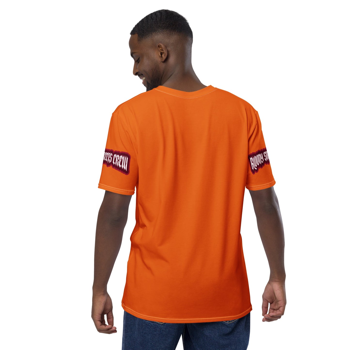 Conquer The World - Streetwear T-Shirt Herren ORANGE - BLOODY-STREETS.DE Streetwear Herren und Damen Hoodies, T-Shirts, Pullis