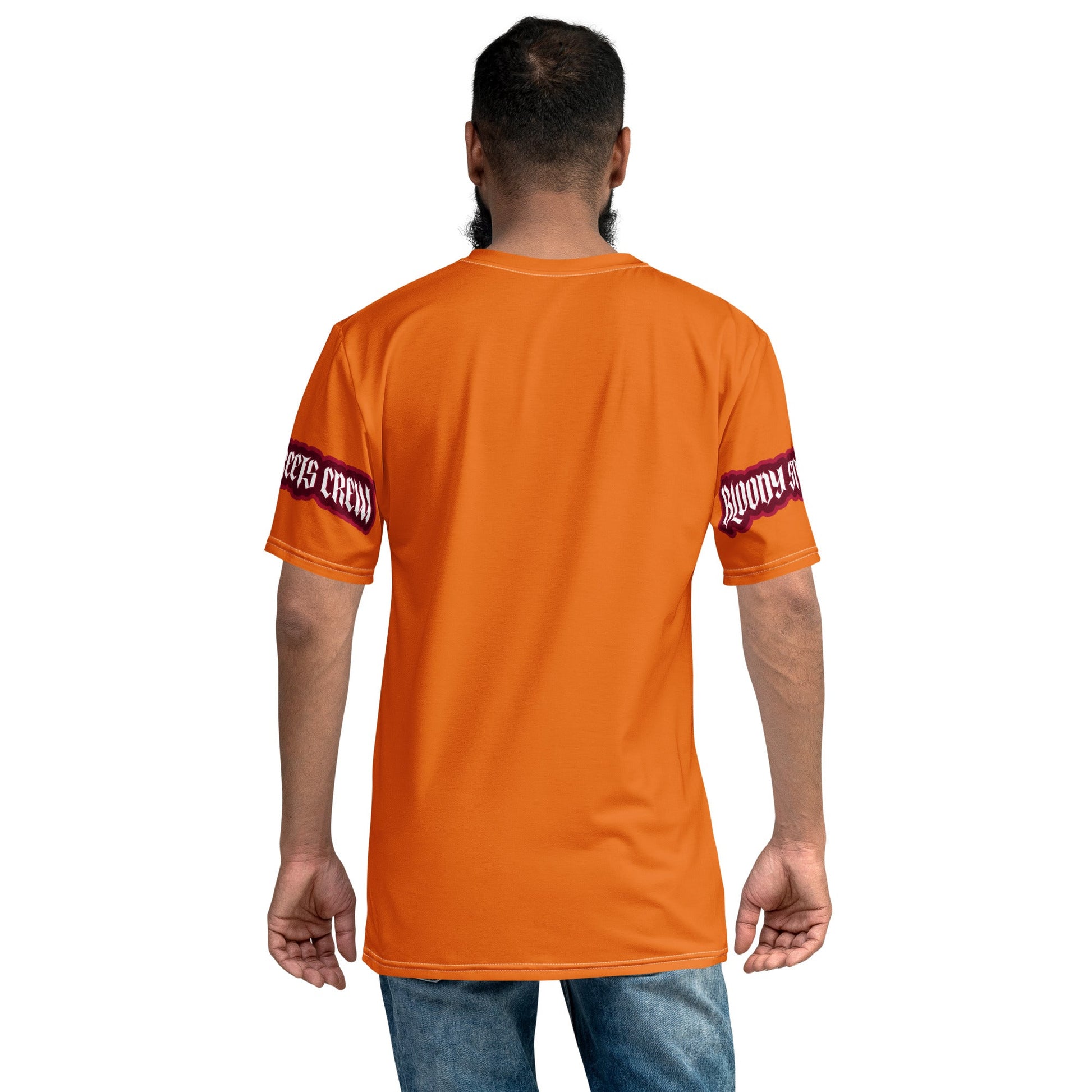 Conquer The World - Streetwear T-Shirt Herren ORANGE - BLOODY-STREETS.DE Streetwear Herren und Damen Hoodies, T-Shirts, Pullis