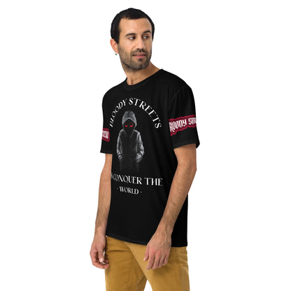 Conquer The World - Streetwear T-Shirt Herren SCHWARZ - BLOODY-STREETS.DE Streetwear Herren und Damen Hoodies, T-Shirts, Pullis