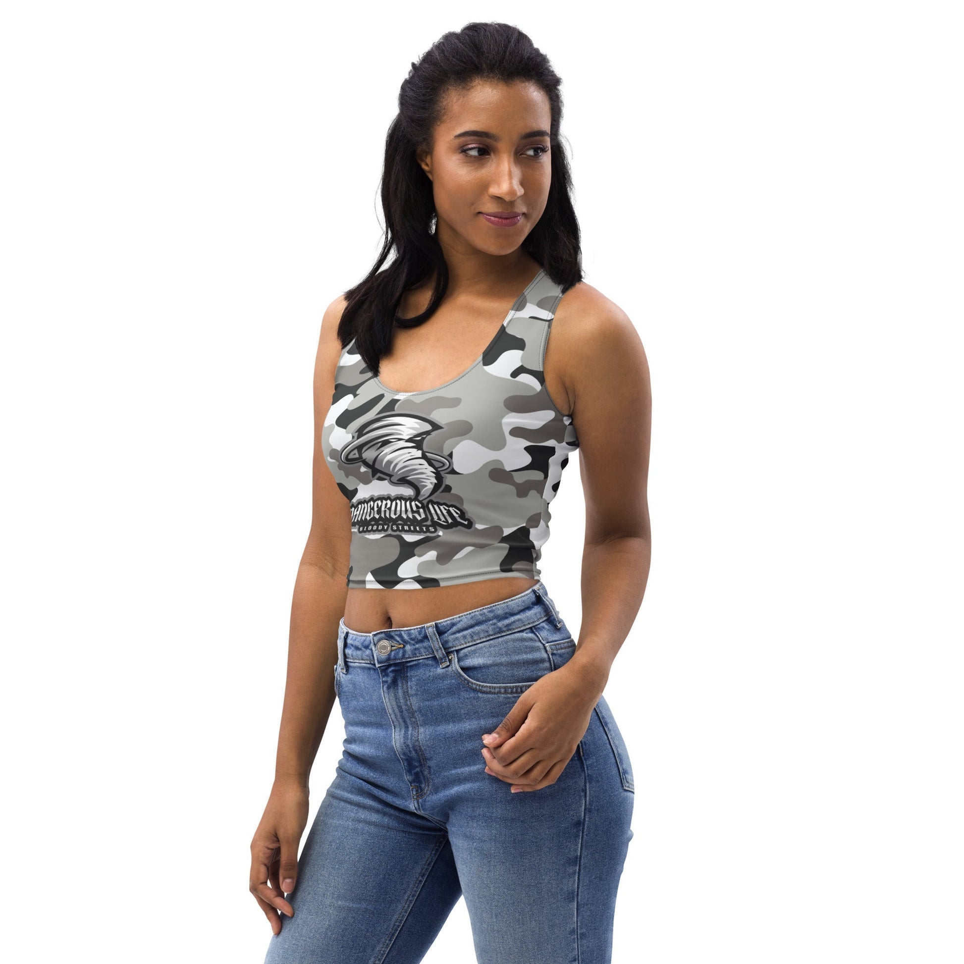 Danger Life as Soldiers Wife - Crop-Top - BLOODY-STREETS.DE Streetwear Herren und Damen Hoodies, T-Shirts, Pullis