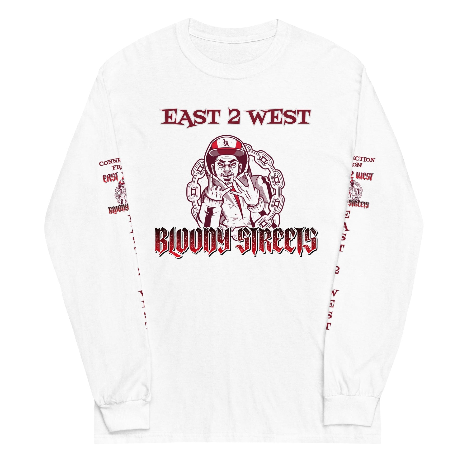 East 2 West Streetwear Longsleeve Herren - BLOODY-STREETS.DE Streetwear Herren und Damen Hoodies, T-Shirts, Pullis