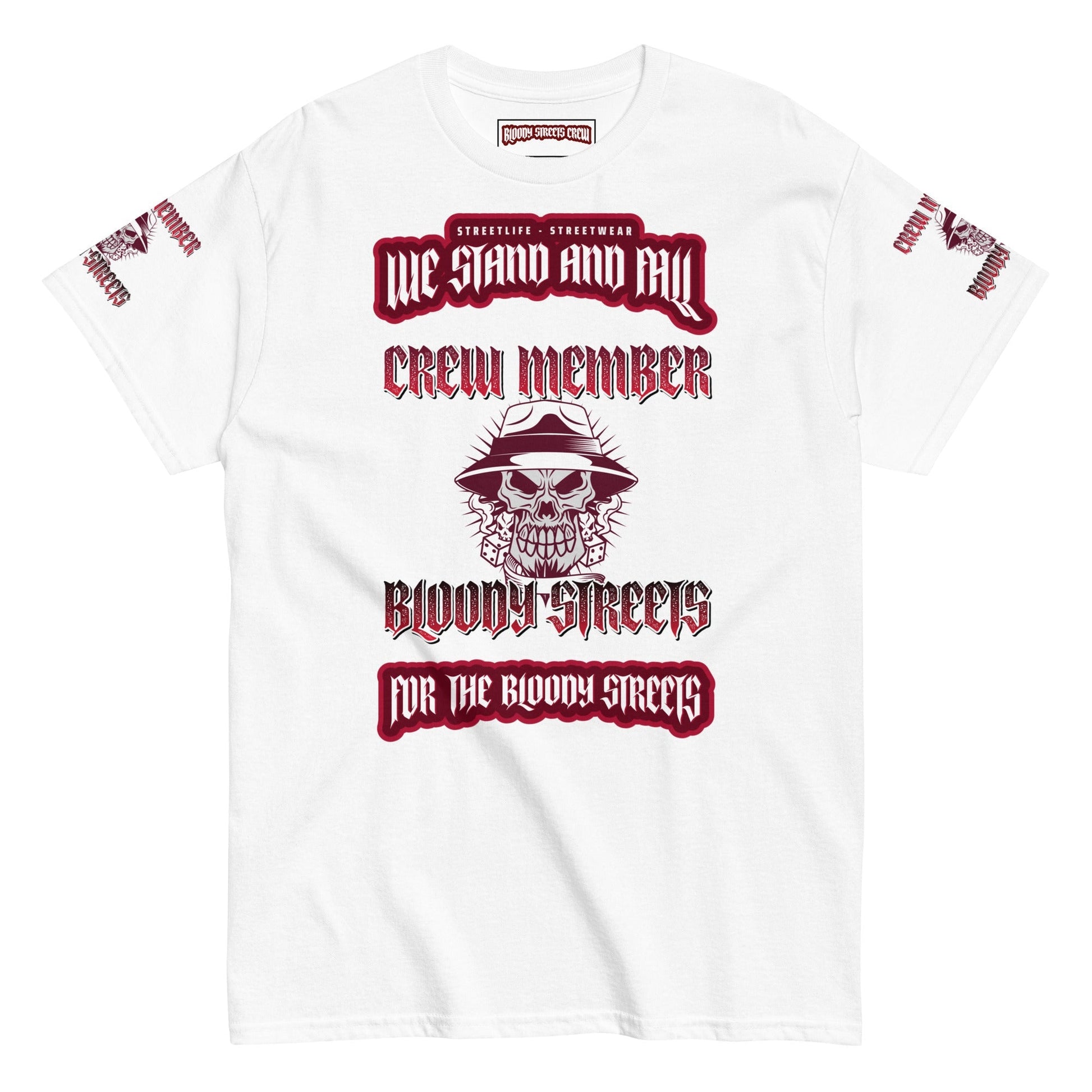 Herren Streetwear T-Shirt - BLOODY STREETS "NO GAMES ON THE STREETS" - BLOODY-STREETS.DE Streetwear Herren und Damen Hoodies, T-Shirts, Pullis