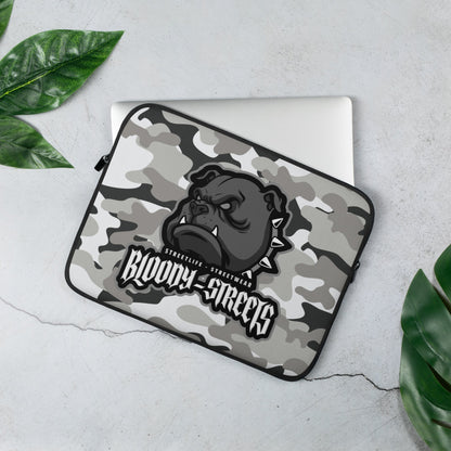 LAPTOP TASCHE "STREET SOLDIER" - BLOODY-STREETS.DE Streetwear Herren und Damen Hoodies, T-Shirts, Pullis