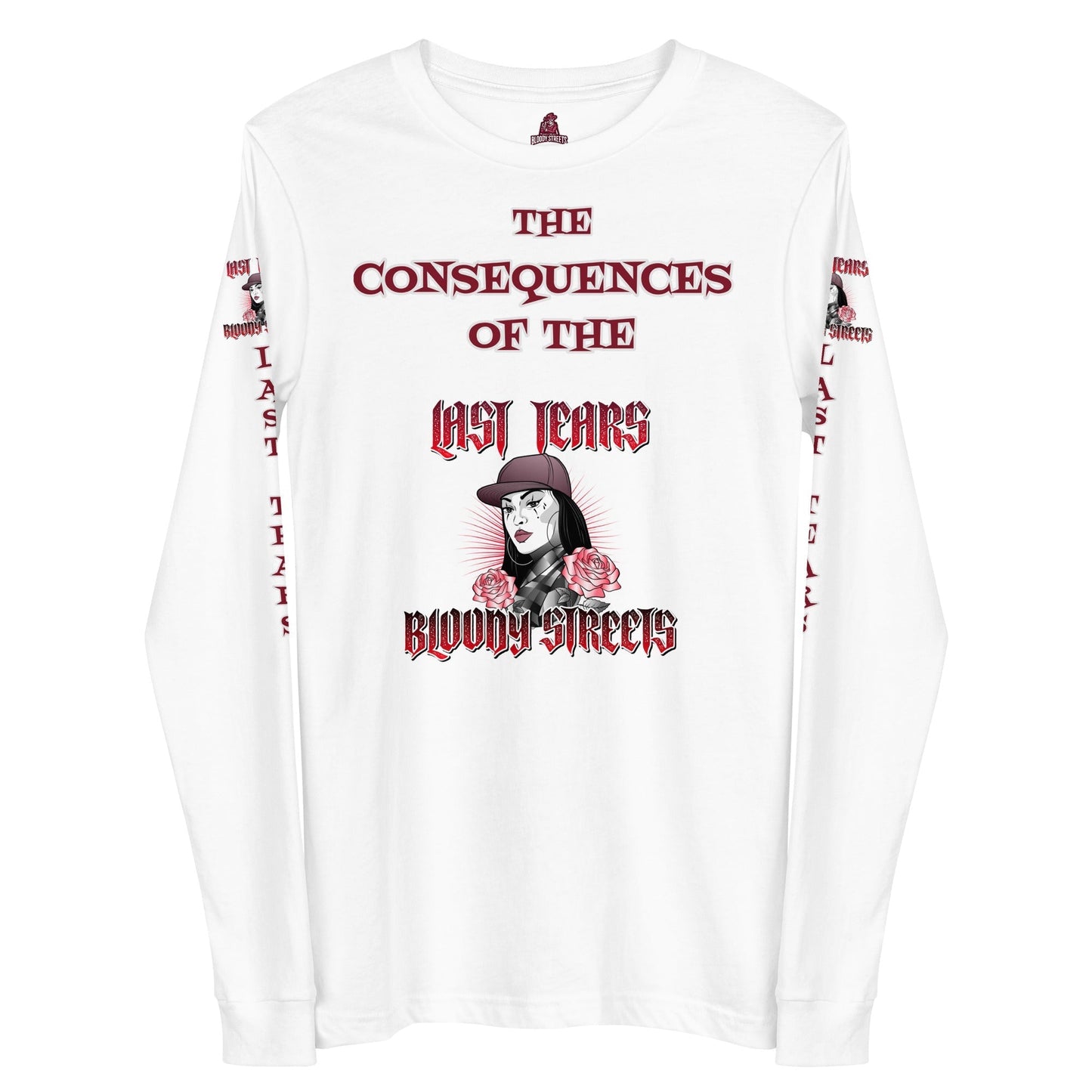 LAST TEARS DOUBLE PLATIN - Long Sleeve Tee - BLOODY-STREETS.DE Streetwear Herren und Damen Hoodies, T-Shirts, Pullis