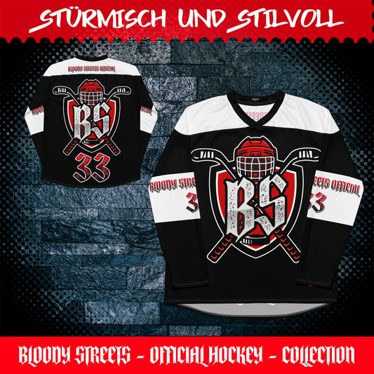 Bloody Streets Hockey Trikot - BLOODY-STREETS.DE Streetwear Herren und Damen Hoodies, T-Shirts, Pullis