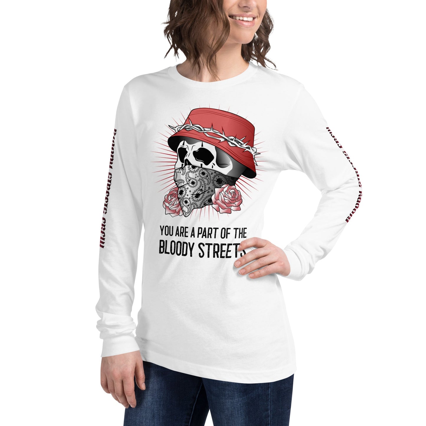 PART OF BS 2 - Premium Longsleeve Lady - BLOODY-STREETS.DE Streetwear Herren und Damen Hoodies, T-Shirts, Pullis