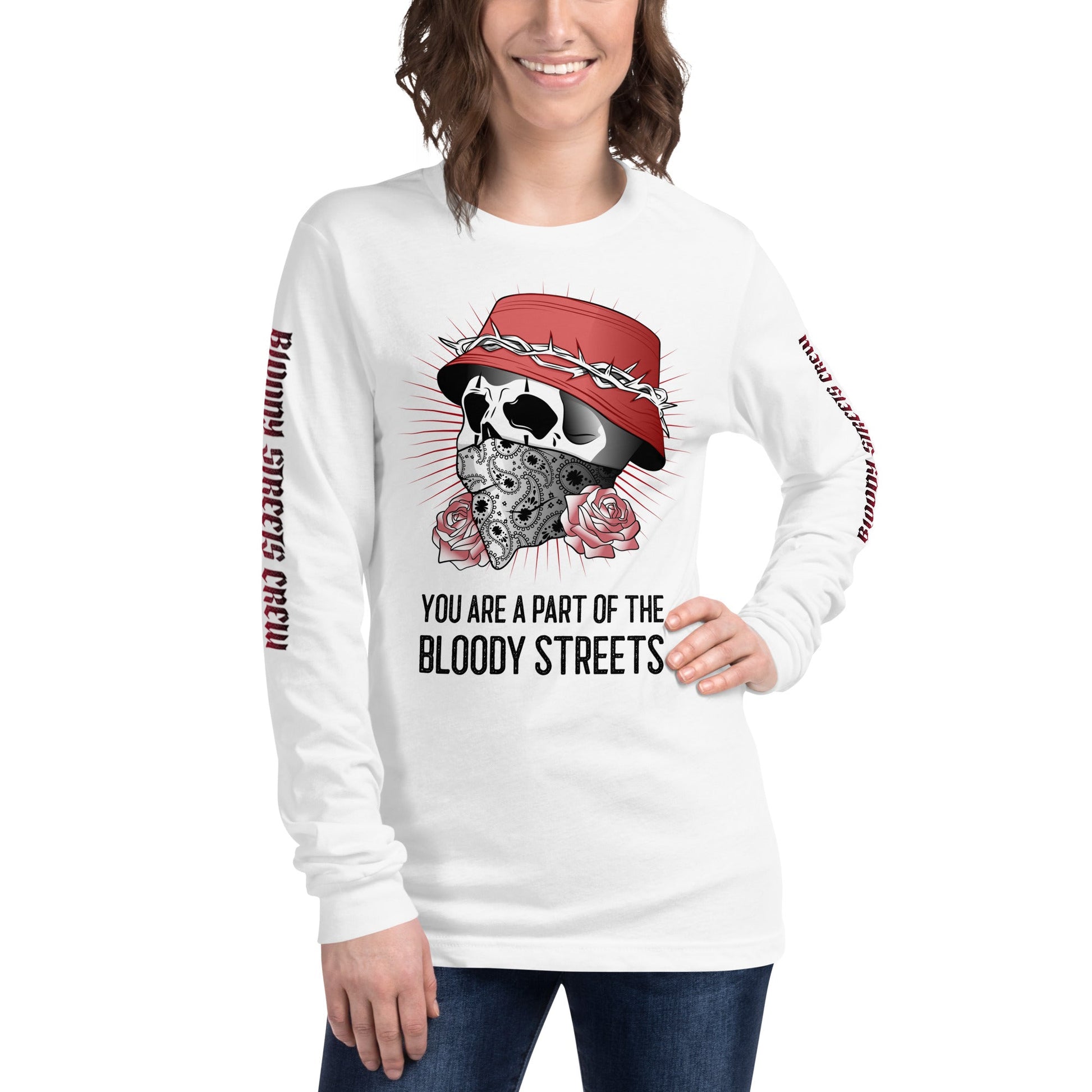PART OF BS 2 - Premium Longsleeve Lady - BLOODY-STREETS.DE Streetwear Herren und Damen Hoodies, T-Shirts, Pullis