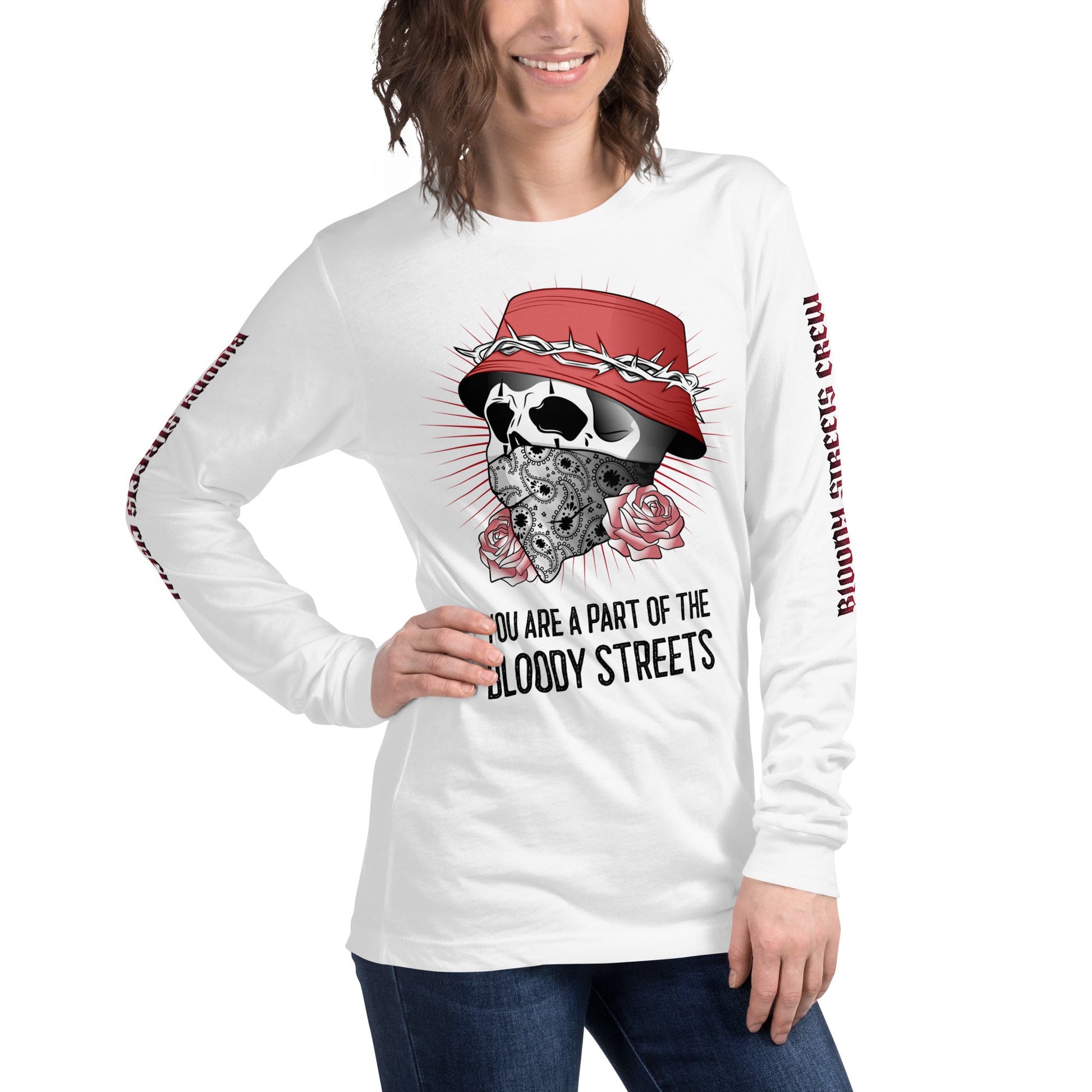 PART OF BS 2 - Premium Longsleeve Lady - BLOODY-STREETS.DE Streetwear Herren und Damen Hoodies, T-Shirts, Pullis