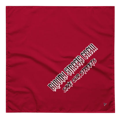 Streetwear Bandana Red - BLOODY-STREETS.DE Streetwear Herren und Damen Hoodies, T-Shirts, Pullis