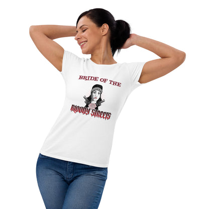 T-Shirt Damen "Bride of the Bloody Streets" - BLOODY-STREETS.DE Streetwear Herren und Damen Hoodies, T-Shirts, Pullis