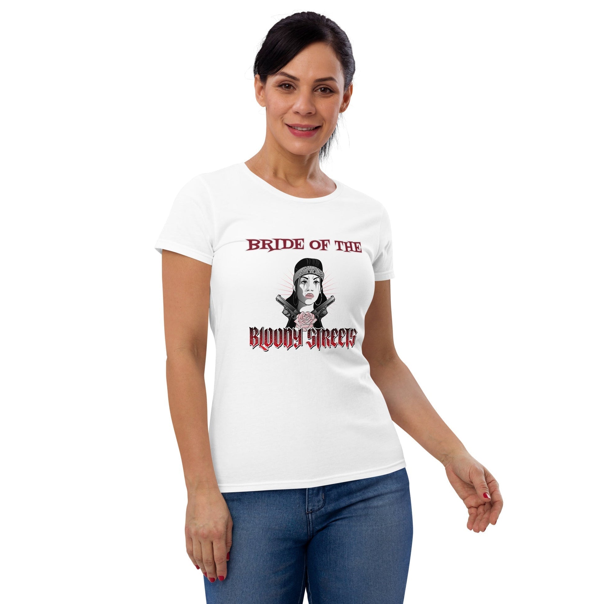 T-Shirt Damen "Bride of the Bloody Streets" - BLOODY-STREETS.DE Streetwear Herren und Damen Hoodies, T-Shirts, Pullis