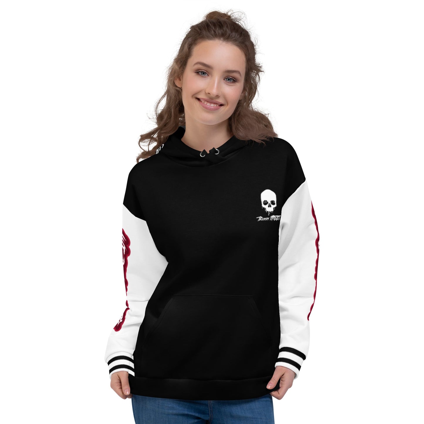 We Run The Streets BLACK Hoodie - BLOODY-STREETS.DE Streetwear Herren und Damen Hoodies, T-Shirts, Pullis