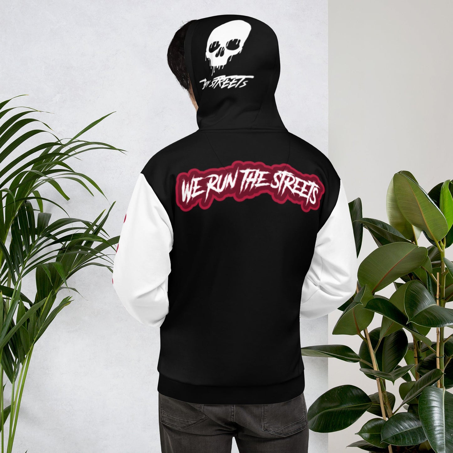 We Run The Streets BLACK Hoodie - BLOODY-STREETS.DE Streetwear Herren und Damen Hoodies, T-Shirts, Pullis