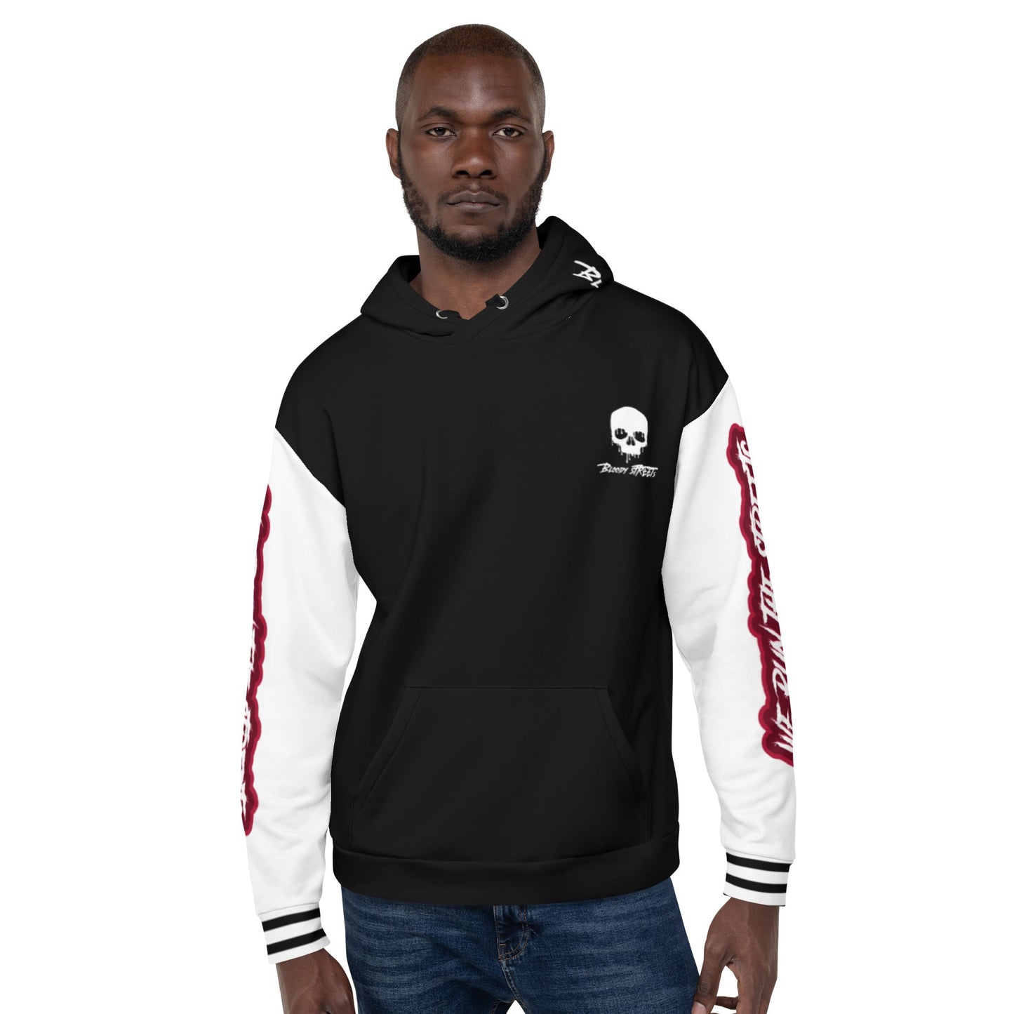 We Run The Streets BLACK Hoodie - BLOODY-STREETS.DE Streetwear Herren und Damen Hoodies, T-Shirts, Pullis