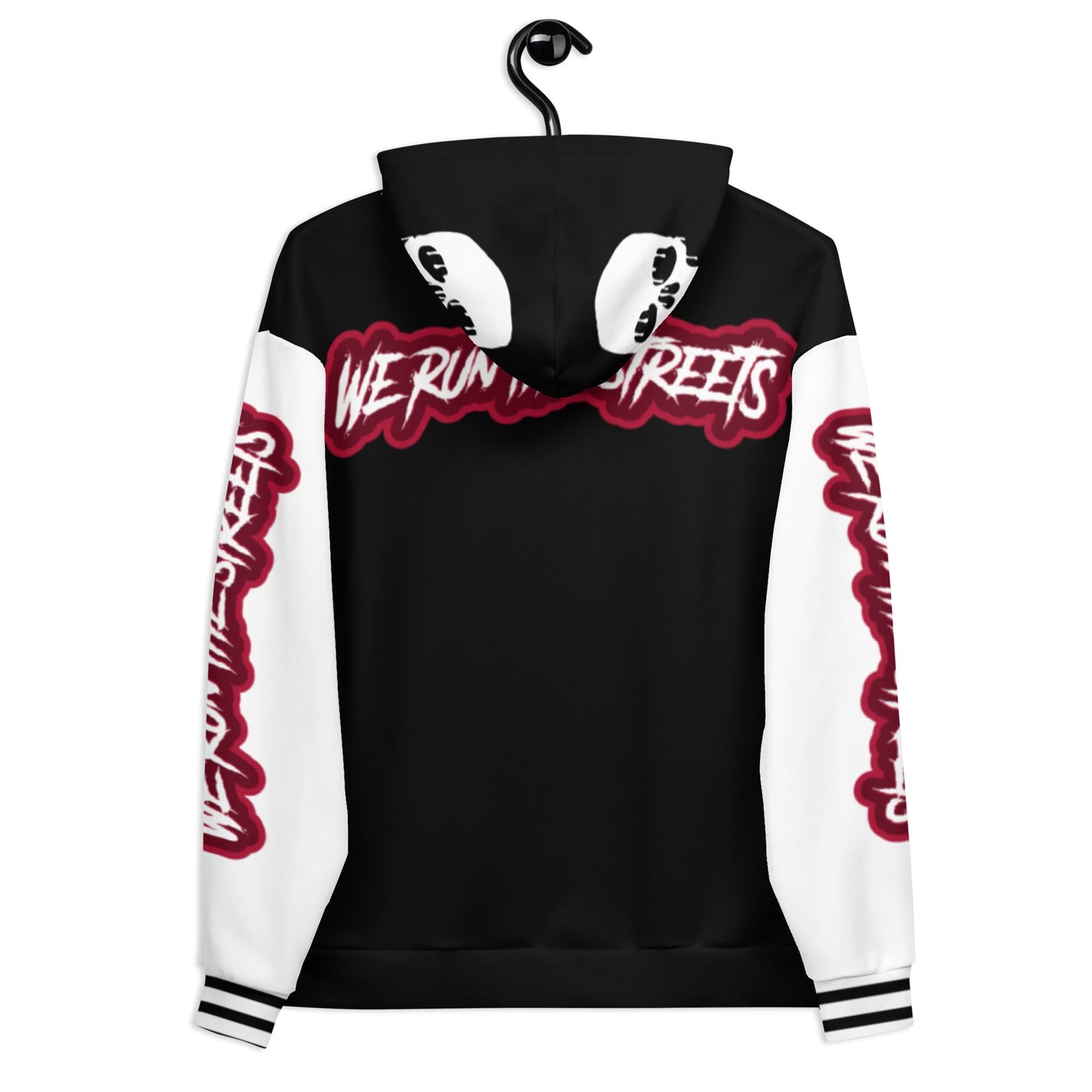 We Run The Streets BLACK Hoodie - BLOODY-STREETS.DE Streetwear Herren und Damen Hoodies, T-Shirts, Pullis