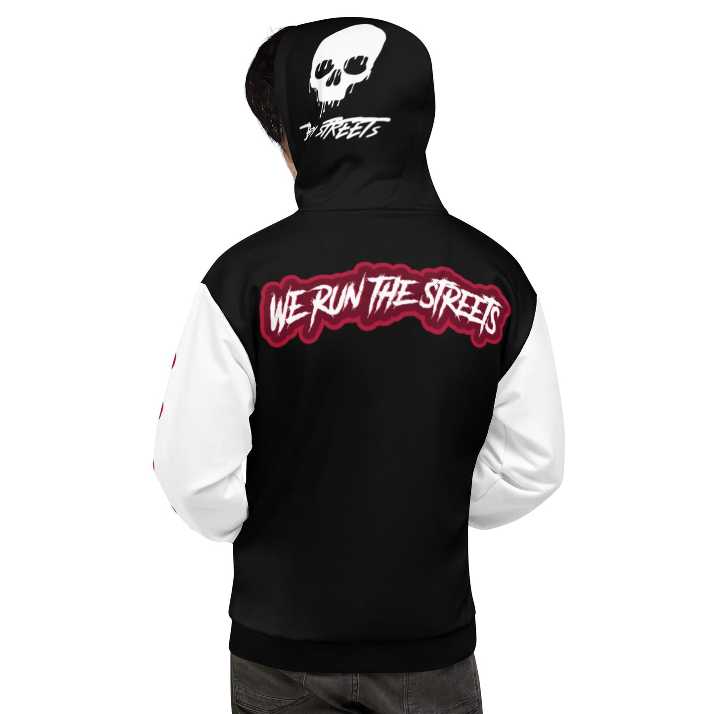 We Run The Streets BLACK Hoodie - BLOODY-STREETS.DE Streetwear Herren und Damen Hoodies, T-Shirts, Pullis