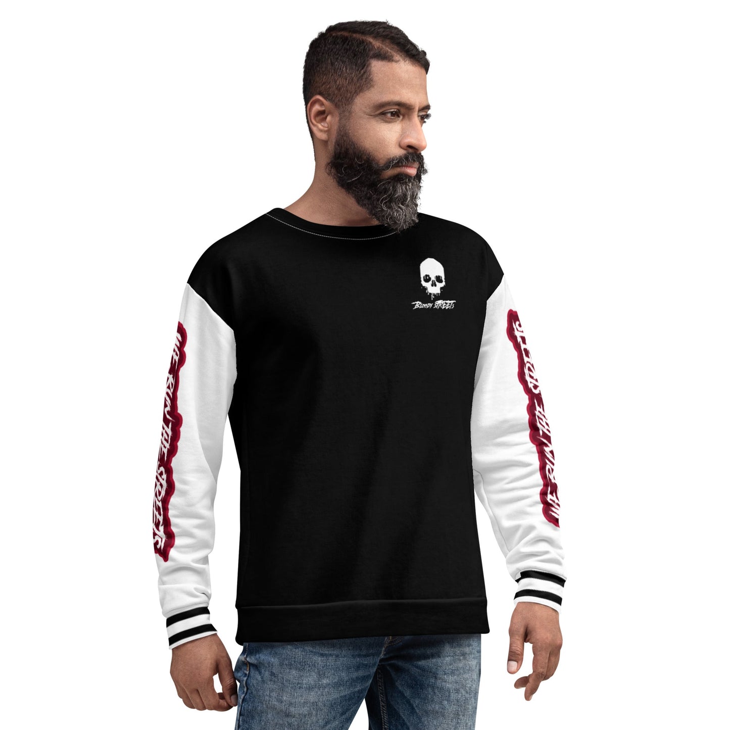 We Run The Streets Pulli BLACK - BLOODY-STREETS.DE Streetwear Herren und Damen Hoodies, T-Shirts, Pullis