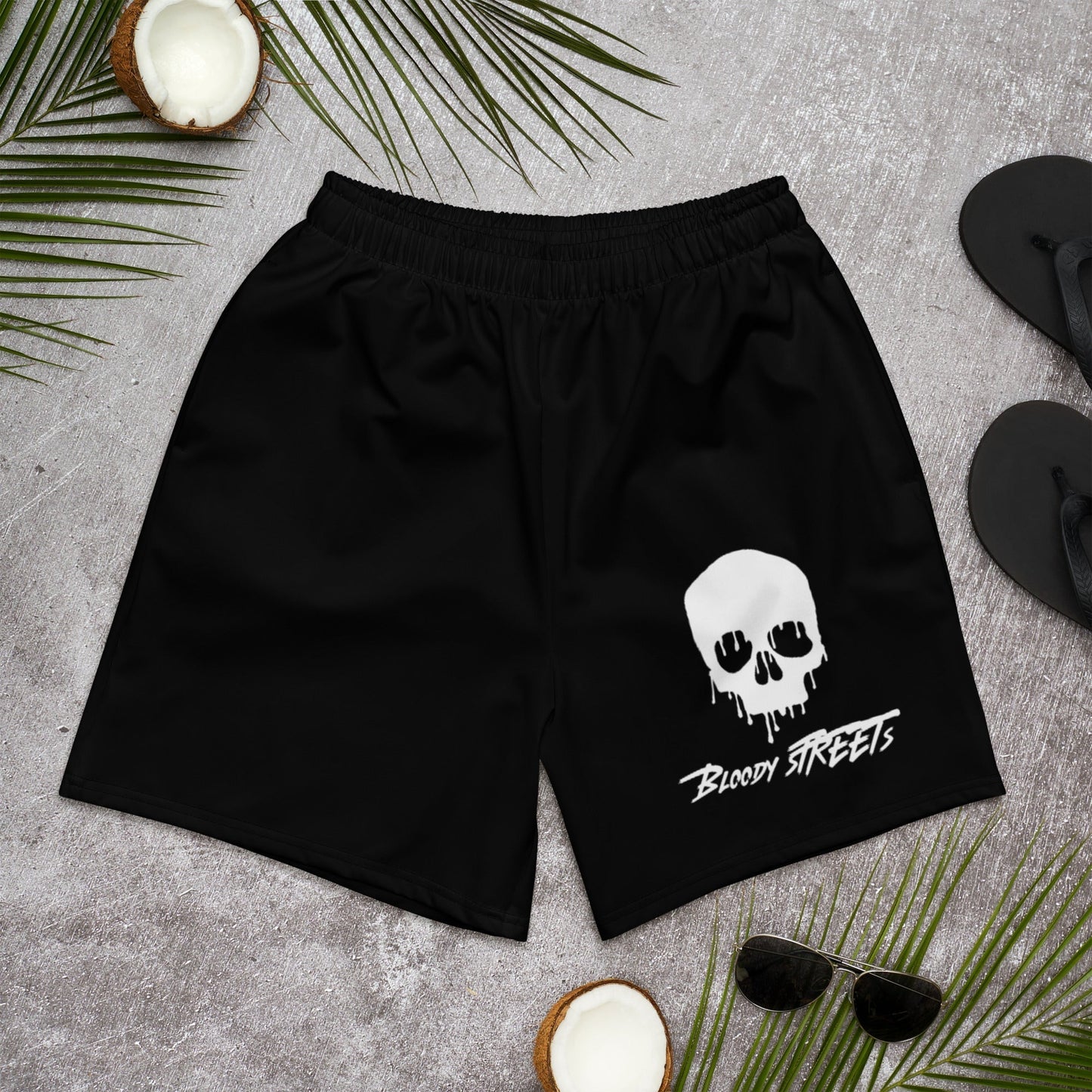 We Run The Streets - Recycelte Sport-Shorts für Herren - BLOODY-STREETS.DE Streetwear Herren und Damen Hoodies, T-Shirts, Pullis