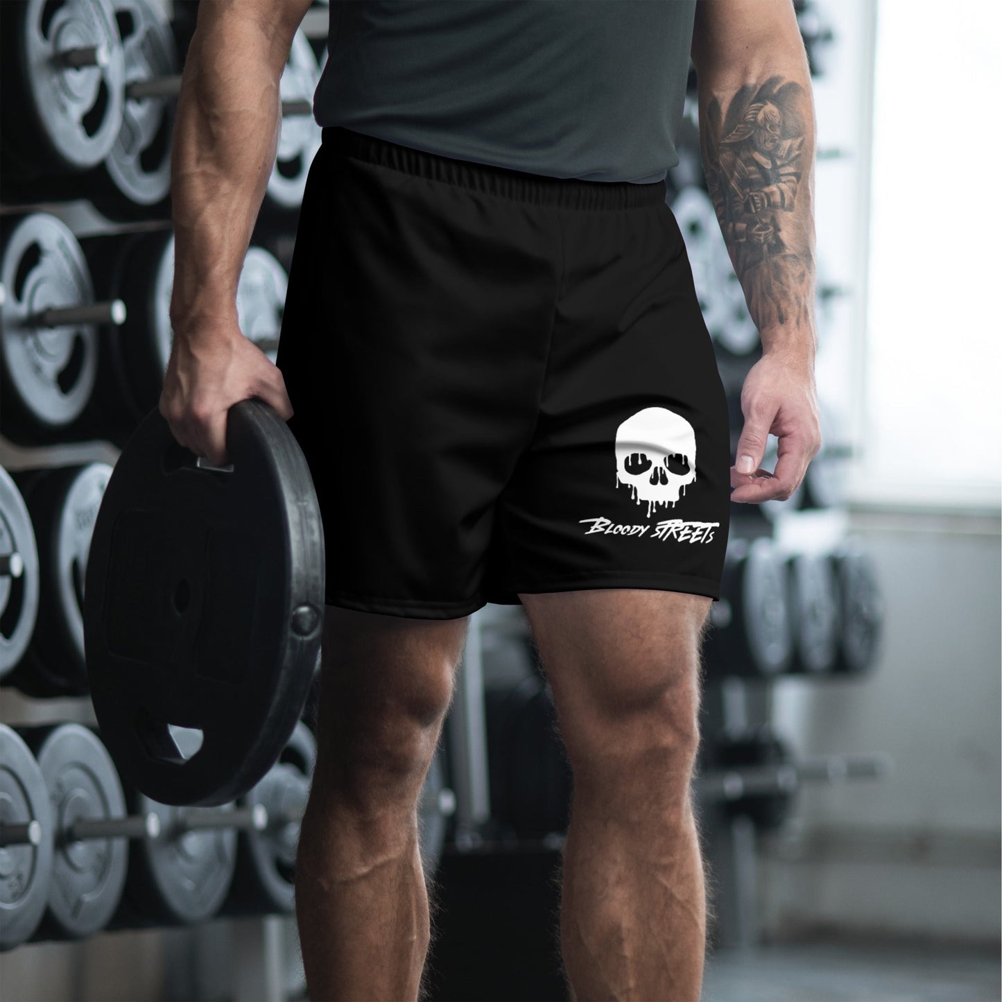 We Run The Streets - Recycelte Sport-Shorts für Herren - BLOODY-STREETS.DE Streetwear Herren und Damen Hoodies, T-Shirts, Pullis