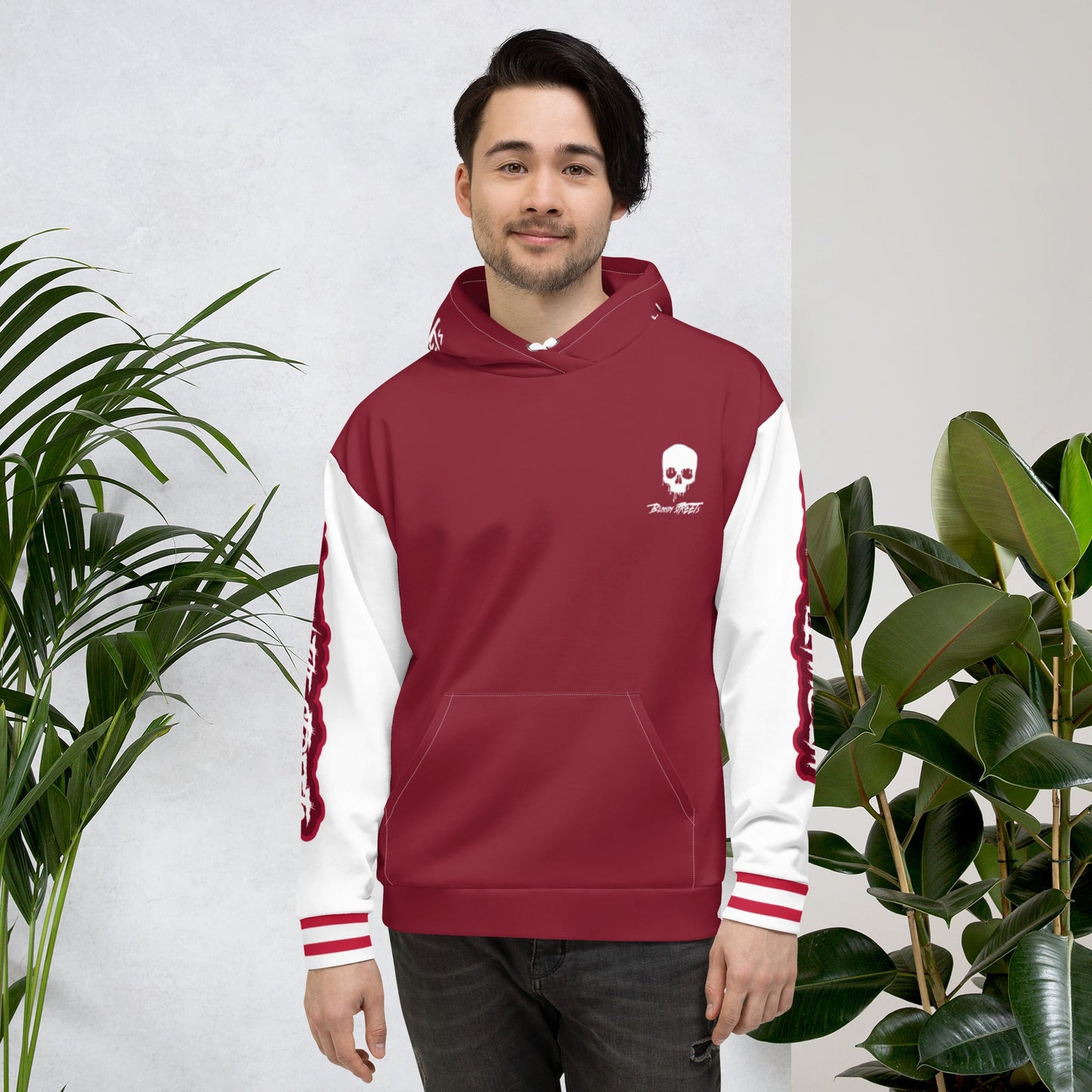 We Run The Streets RED Hoodie - BLOODY-STREETS.DE Streetwear Herren und Damen Hoodies, T-Shirts, Pullis