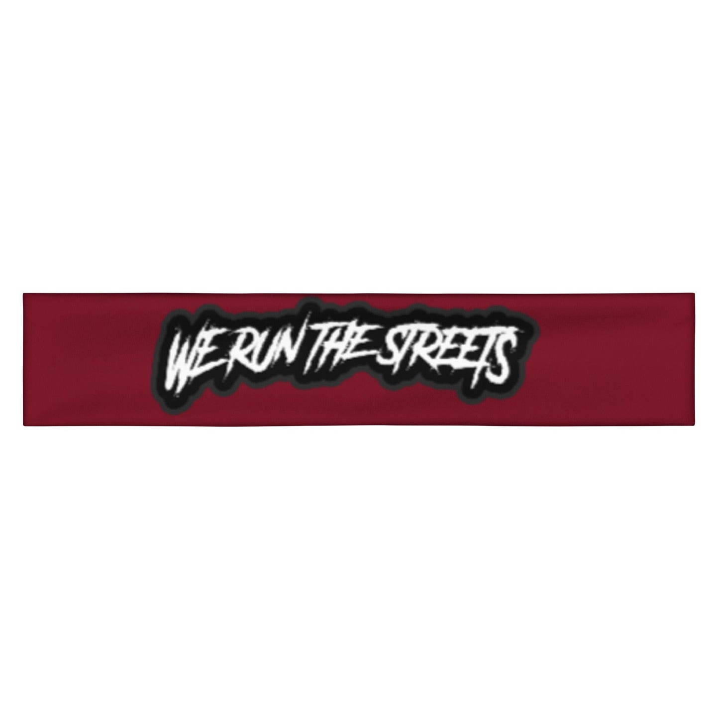We Run The Streets RED Stirnband - BLOODY-STREETS.DE Streetwear Herren und Damen Hoodies, T-Shirts, Pullis