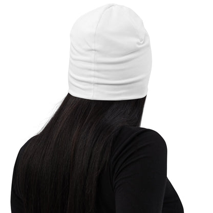 WE RUN THE STREETS WHITE BLACK Beanie - BLOODY-STREETS.DE Streetwear Herren und Damen Hoodies, T-Shirts, Pullis