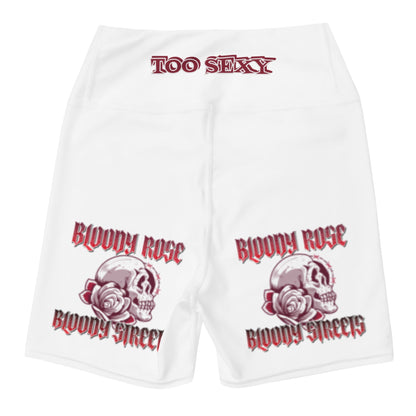 Bloody Rose Platin - Shorts WHITE - BLOODY-STREETS.DE Streetwear Herren und Damen Hoodies, T-Shirts, Pullis